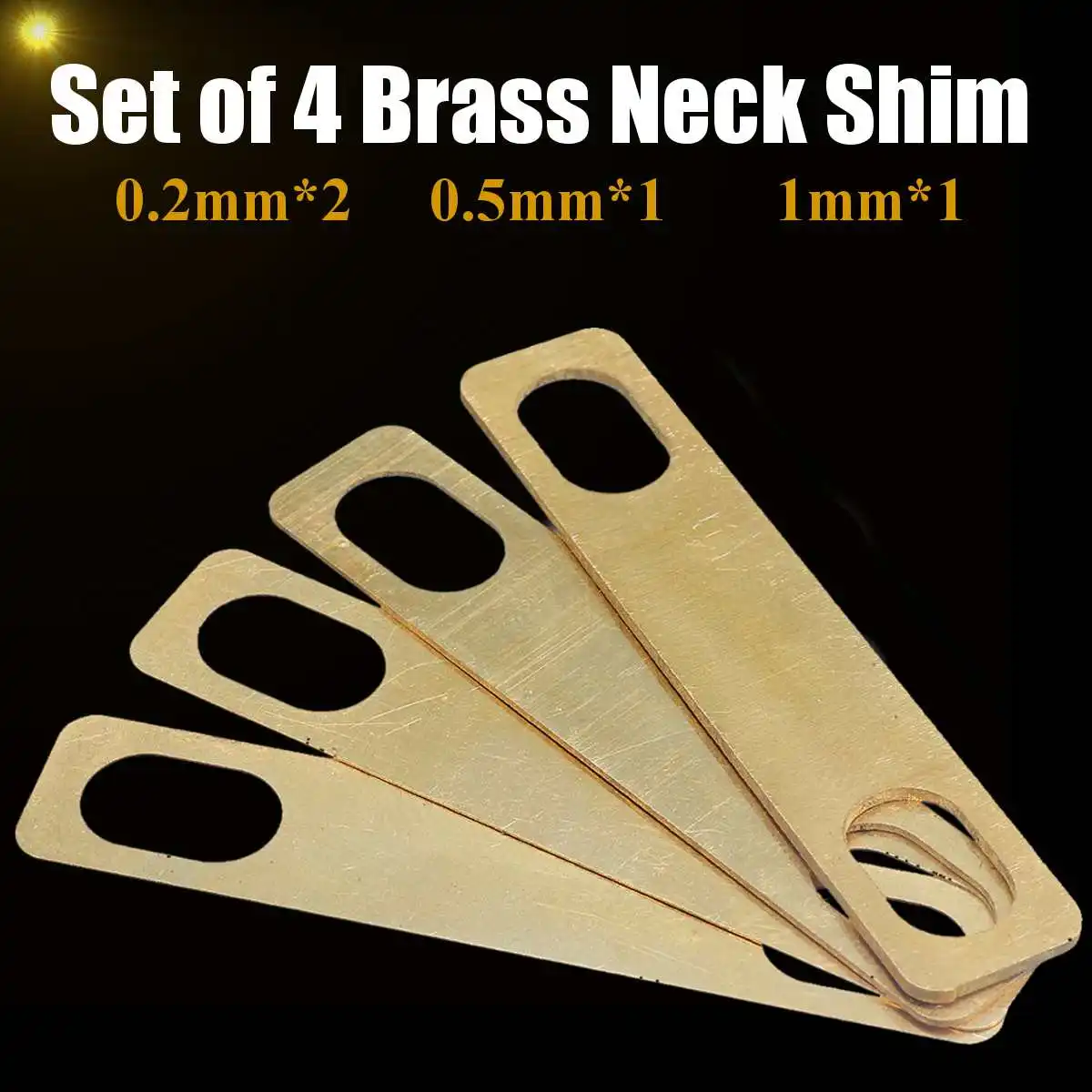 4PCS Brass Guitar Bass Neck Shims 0.2mm 0.5mm 1mm Thickness For String Instruments Guitar Bass Pickup Replacement Accessories
4PCS Brass Guitar Bass Neck Shims 0.2mm 0.5mm 1mm Thickness For String Instruments Guitar Bass Pickup Replacement Accessories