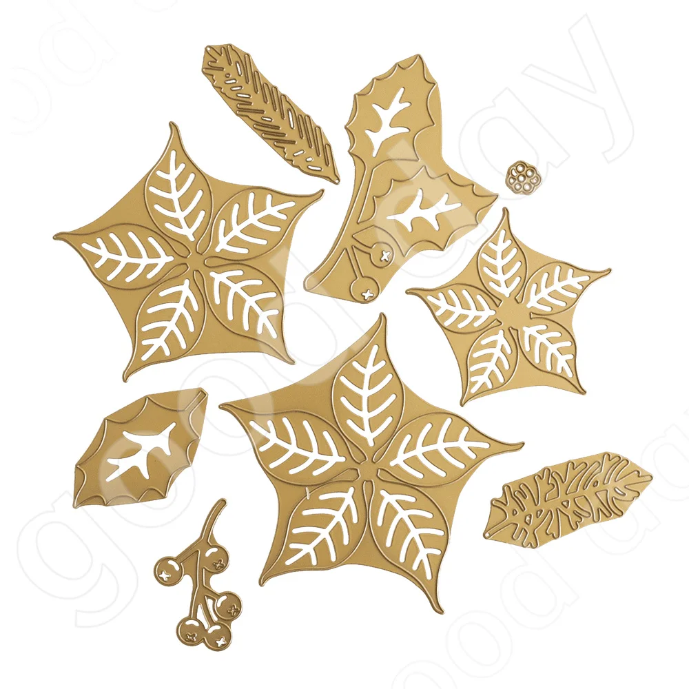 2022 Arrival New Christmas Botanical Metal Cutting Dies Scrapbook Diary Decoration Embossing Template DIY Greeting Card Handmade
2022 Arrival New Christmas Botanical Metal Cutting Dies Scrapbook Diary Decoration Embossing Template DIY Greeting Card Handmade