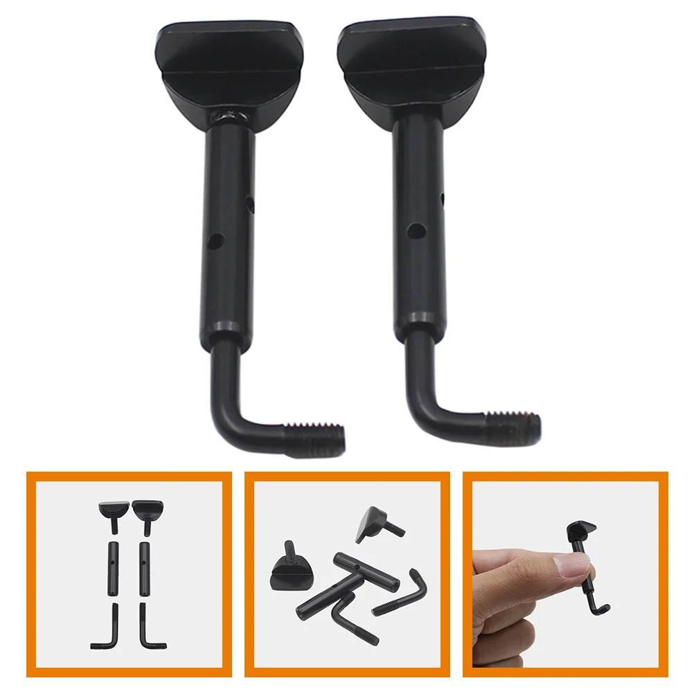 

2 Pcs 3/4 Violin Chin Rest Clamp 4/4 Clamps Screws Accessories Cheek Parts Replacement