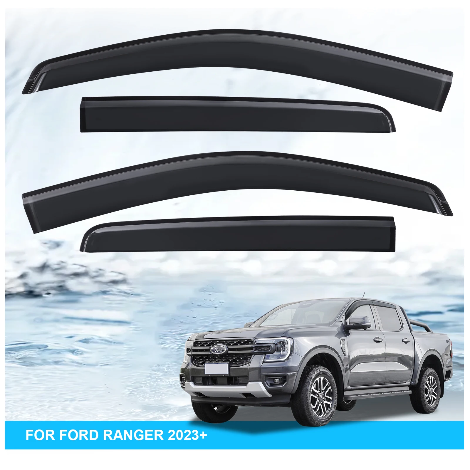 Погодная защита от солнца и дождя, дефлектор окна, козырек для Ford Ranger Raptor 2023 2024, аксессуары Next Gen, двойная кабина
Погодная защита от солнца и дождя, дефлектор окна, козырек для Ford Ranger Raptor 2023 2024, аксессуары Next Gen, двойная кабина