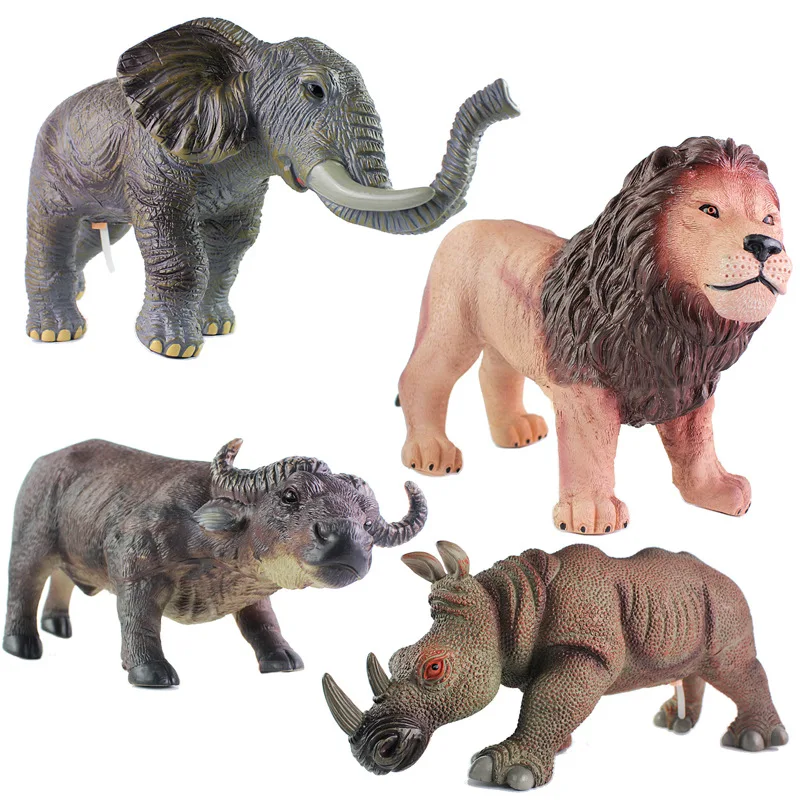 Реалистичная модель дикого клея в виде животного, мягкая резиновая модель в виде льва, Рино, слона, быка, экшн-фигурки, Коллекционная модель ... 
Реалистичная модель дикого клея в виде животного, мягкая резиновая модель в виде льва, Рино, слона, быка, экшн-фигурки, Коллекционная модель ...