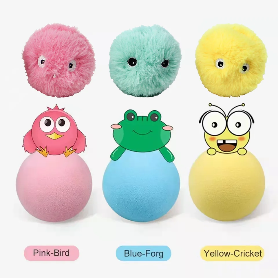 Kitten Touch Sounding Pet Squeak Toy Ball Cat Supplie Smart Cat Toys Interactive Ball Plush Electric Catnip Training Toy
Kitten Touch Sounding Pet Squeak Toy Ball Cat Supplie Smart Cat Toys Interactive Ball Plush Electric Catnip Training Toy