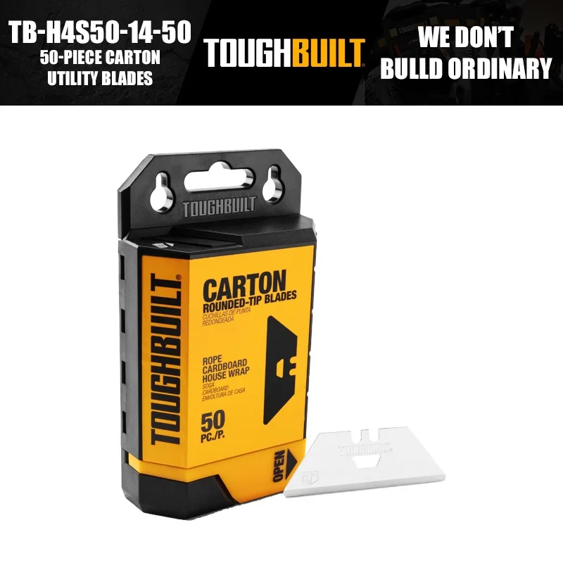 TOUGHBUILT TB-H4S50-14-50 50 шт. картонные универсальные лезвия аксессуары для инструментов
