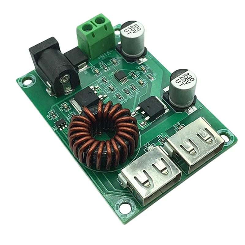 XH-M224 Dual USB Output Step-Down Module 5V6A Voltage Regulator Module Rechargeable Mini Charging Board DC9-36V
XH-M224 Dual USB Output Step-Down Module 5V6A Voltage Regulator Module Rechargeable Mini Charging Board DC9-36V