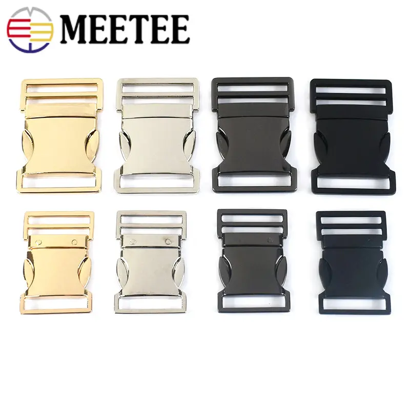 2/4Pcs 25/30mm Metal Release Buckles Adjuster Clasp Backpack Side Bag Strap Buckle Belt Dog Collar Webbing Hooks DIY Accessories
2/4Pcs 25/30mm Metal Release Buckles Adjuster Clasp Backpack Side Bag Strap Buckle Belt Dog Collar Webbing Hooks DIY Accessories