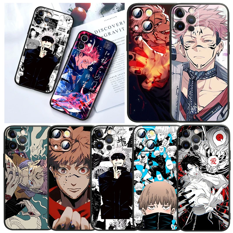 Cool Anime Jujutsu Kaisen For Apple iPhone 13 12 Mini 11 XS Pro Max X XR 8 7 6 Plus SE 2020 5 Capa Black Soft TPU Phone Case 
Cool Anime Jujutsu Kaisen For Apple iPhone 13 12 Mini 11 XS Pro Max X XR 8 7 6 Plus SE 2020 5 Capa Black Soft TPU Phone Case