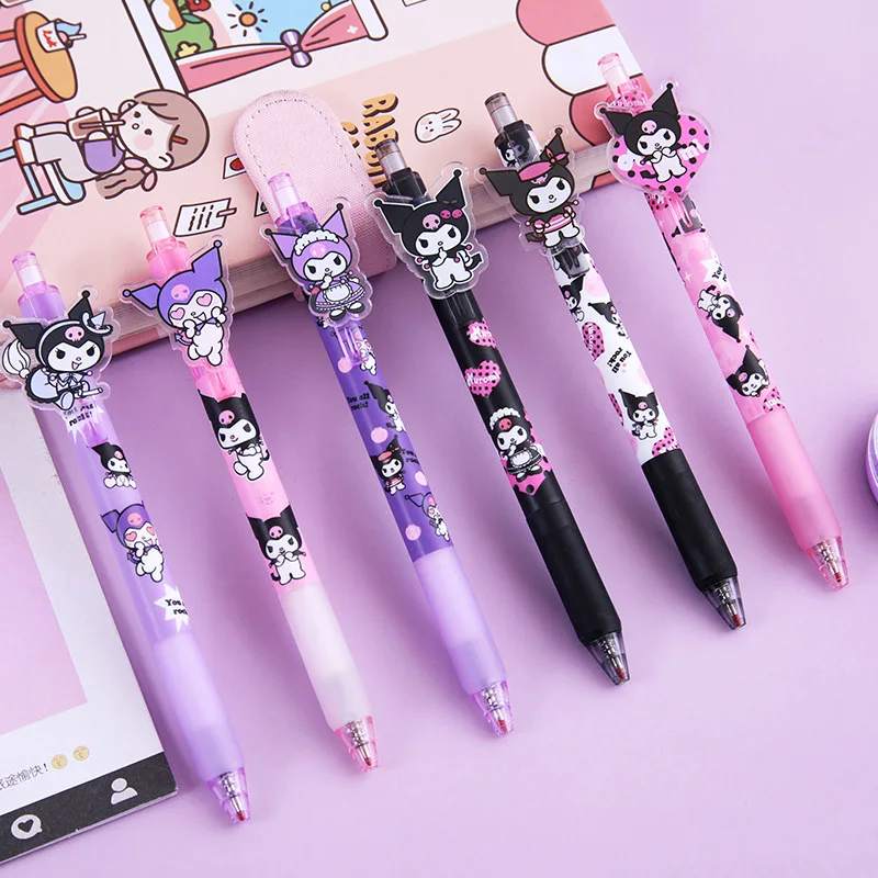 48pcs Kawaii Sanrioed cartoon series Kuromi cute Fashion student study stationery press pen 0.5mm boy girl Children's Day Gift
48pcs Kawaii Sanrioed cartoon series Kuromi cute Fashion student study stationery press pen 0.5mm boy girl Children's Day Gift