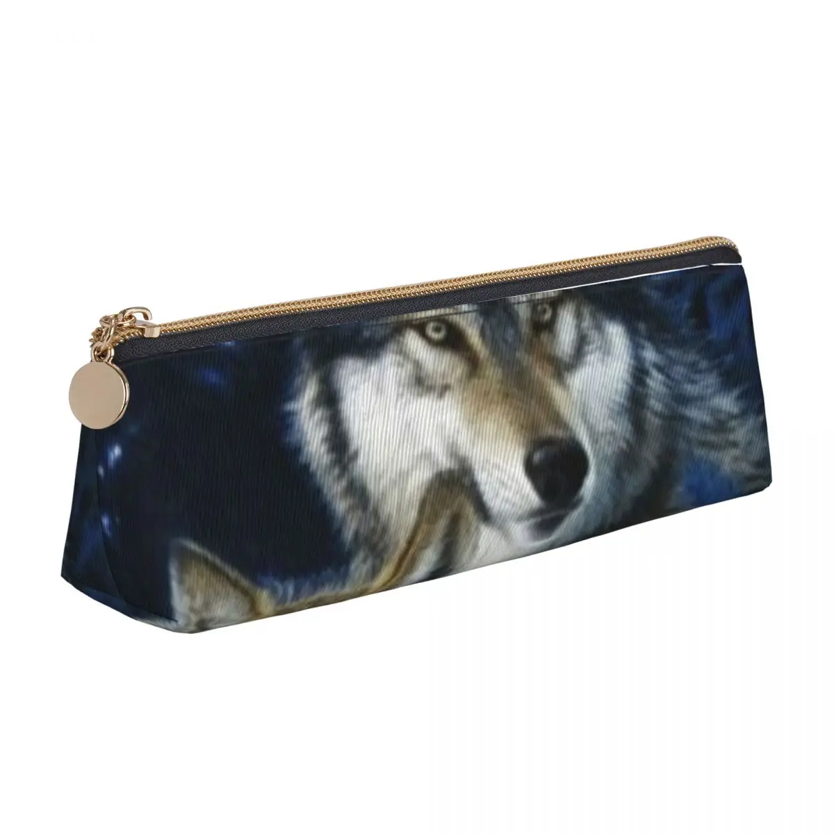 Женский кожаный пенал на молнии с рисунком животных 
Женский кожаный пенал на молнии с рисунком животных