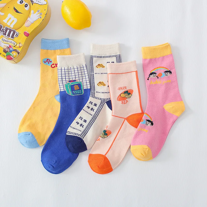 Medium Socks Cotton Woman Clothes Japanese Style Kawaii Cartoon Printing Harajuku Casual Versatile Women's Underwear
Medium Socks Cotton Woman Clothes Japanese Style Kawaii Cartoon Printing Harajuku Casual Versatile Women's Underwear