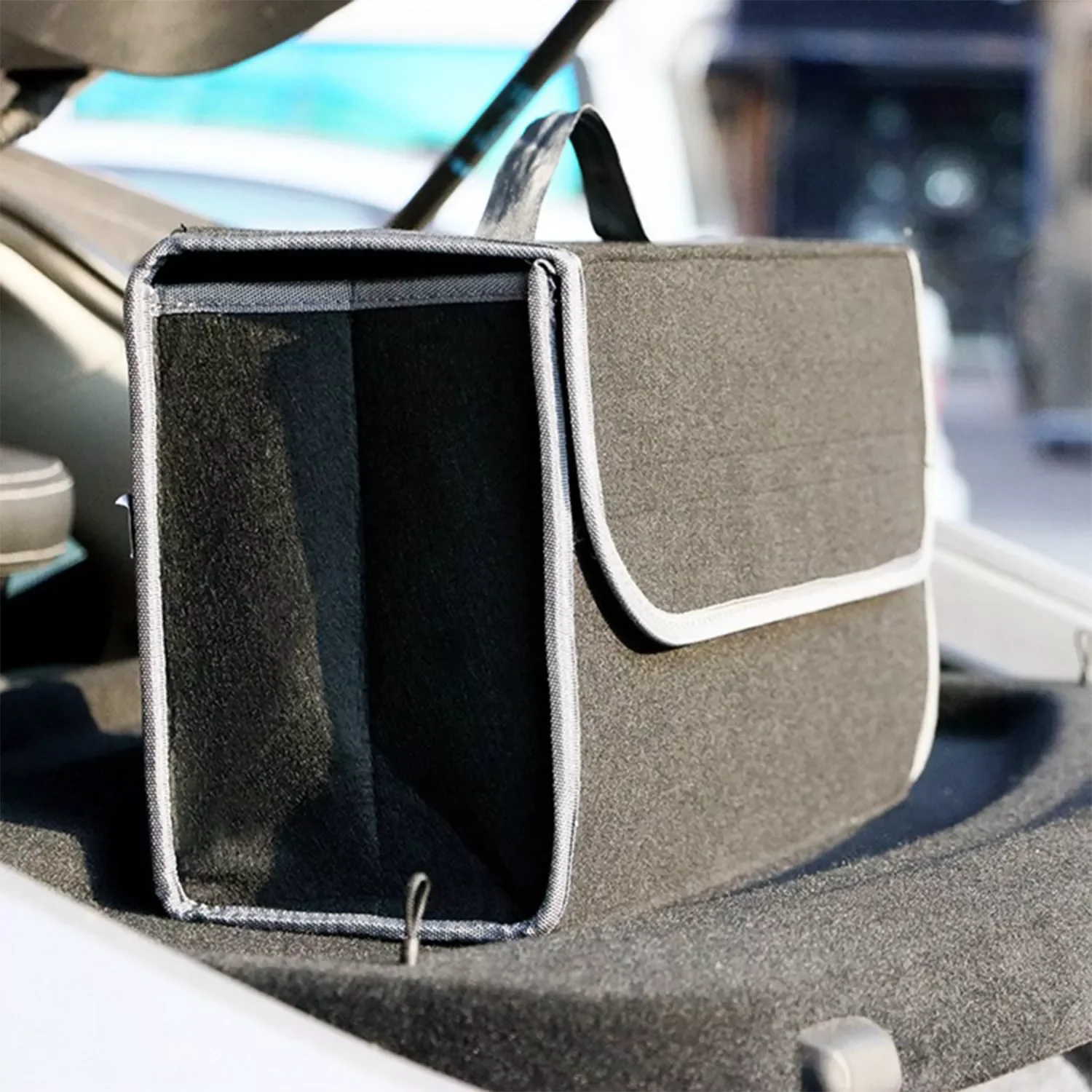 Anti Slip Compartment Boot Storage Organizer Tool Bag Car Storage Bag Car Trunk Organizer Soft Felt Storage Box
Anti Slip Compartment Boot Storage Organizer Tool Bag Car Storage Bag Car Trunk Organizer Soft Felt Storage Box