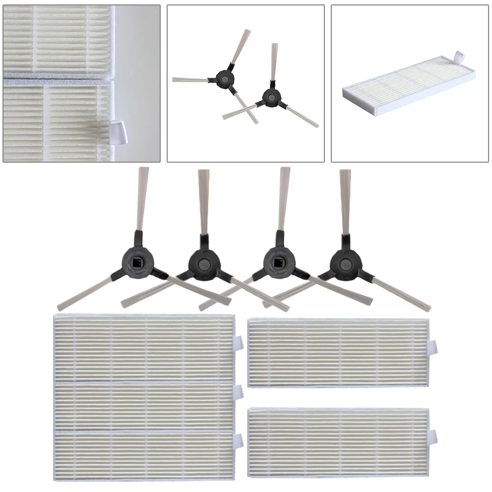 Filter Side Brush Set For Vileda VR ONE Robotic Vacuum Cleaner Parts Accessories 4*Side Brush +5*Filter Reduce Dust Pollen
Filter Side Brush Set For Vileda VR ONE Robotic Vacuum Cleaner Parts Accessories 4*Side Brush +5*Filter Reduce Dust Pollen