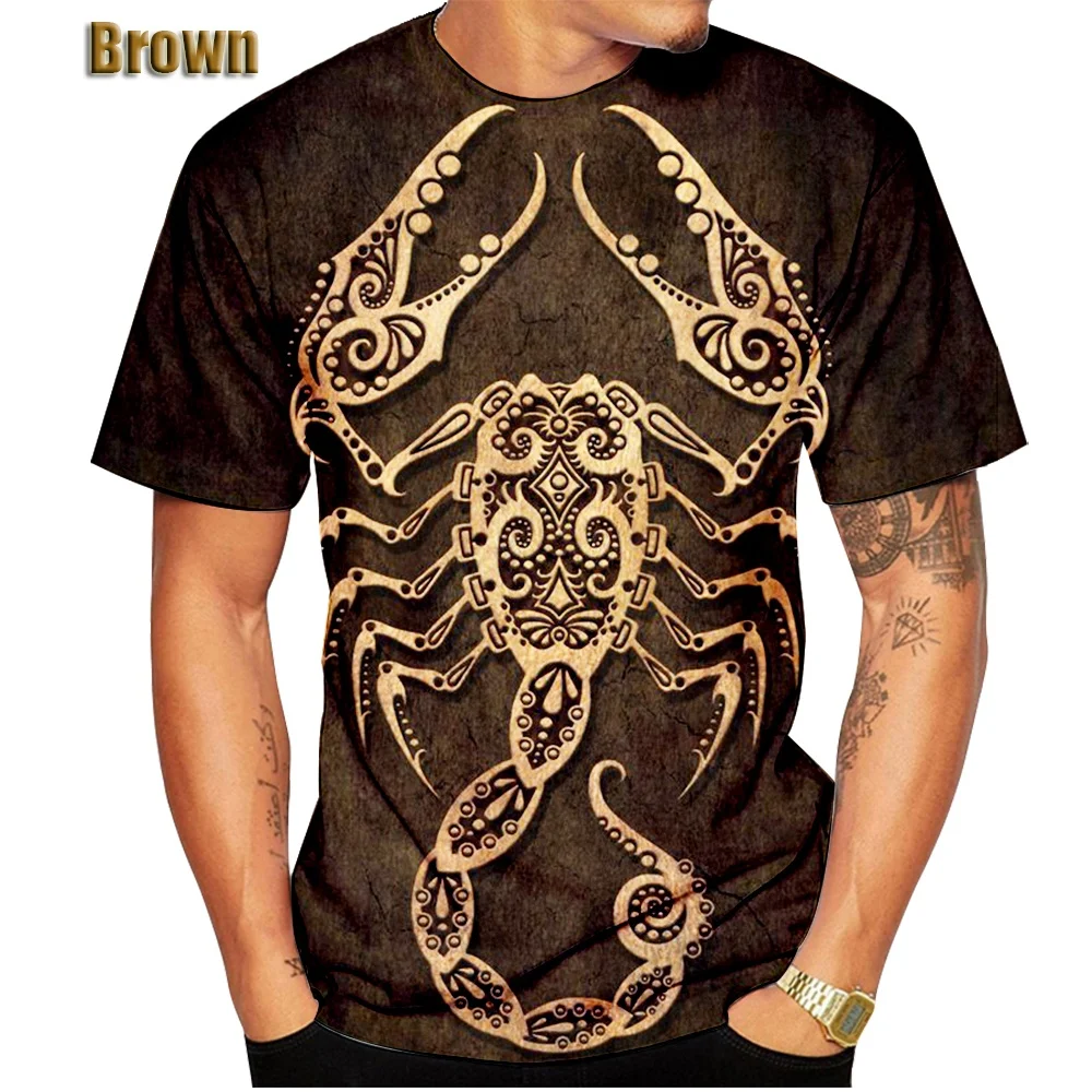 New Scorpion Red Skull 3D Printing T Shirt Men/women Streetwear Cool Scorpion Harajuku Summer Short Sleeve Creative Constellatio
New Scorpion Red Skull 3D Printing T Shirt Men/women Streetwear Cool Scorpion Harajuku Summer Short Sleeve Creative Constellatio
