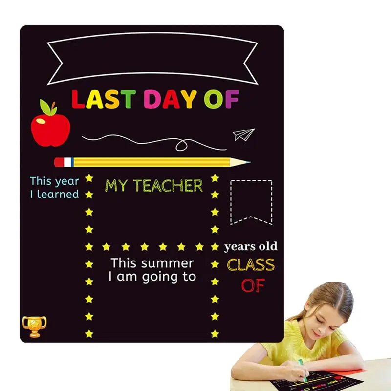 First Day Of School Sign First And Last Day Of School Chalkboard Sign 10 X 12 Double-Sided & Reusable Wooden Back To School
First Day Of School Sign First And Last Day Of School Chalkboard Sign 10 X 12 Double-Sided & Reusable Wooden Back To School