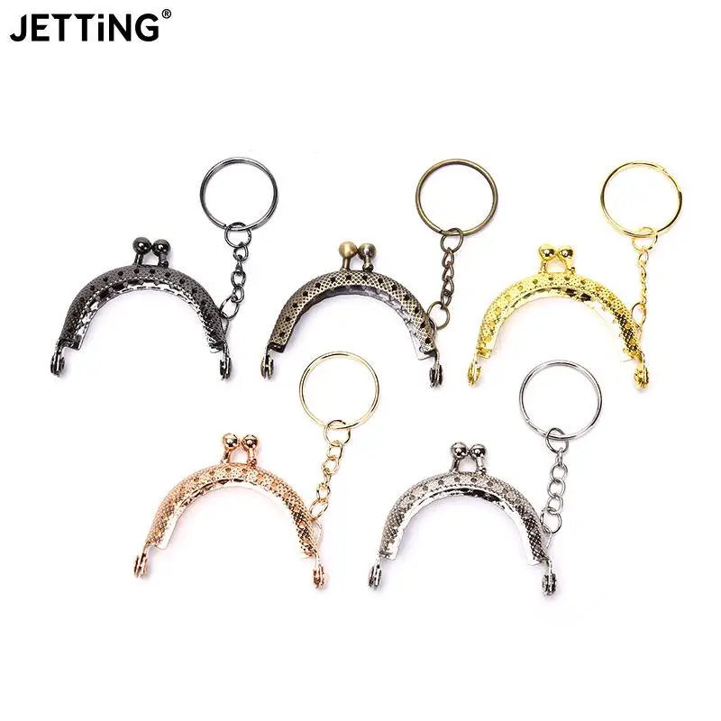 5cm Metal Coin Purse Bag Change Purse Frame With Keychain 5 Colors Frame Kiss Clasp Lock DIY Craft Wallet Accessaries
5cm Metal Coin Purse Bag Change Purse Frame With Keychain 5 Colors Frame Kiss Clasp Lock DIY Craft Wallet Accessaries
