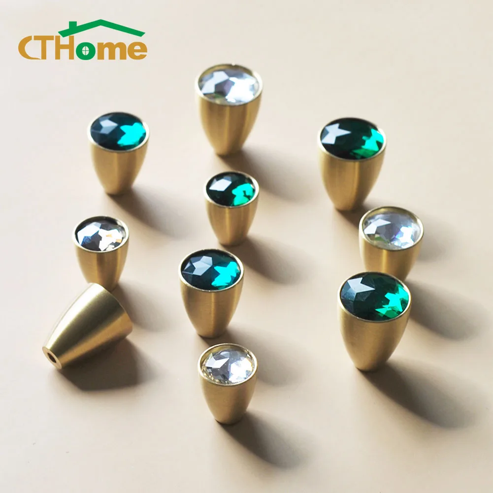 CTHOME Brass Furniture Knobs Emerald Crystal Diamond Cabinet Knobs and Handles Dresser Drawer Knobs Kitchen Cupboard Door Pulls
CTHOME Brass Furniture Knobs Emerald Crystal Diamond Cabinet Knobs and Handles Dresser Drawer Knobs Kitchen Cupboard Door Pulls