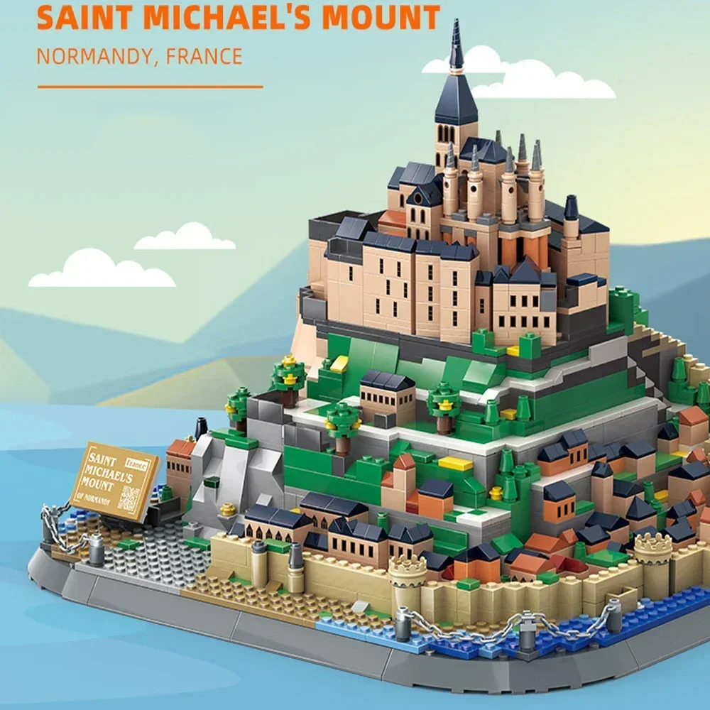 France Mont Saint-Michel Villa Model Toys World Street Decoration Assemble Building Blocks Friends Toys For Boys Kids Toys
France Mont Saint-Michel Villa Model Toys World Street Decoration Assemble Building Blocks Friends Toys For Boys Kids Toys