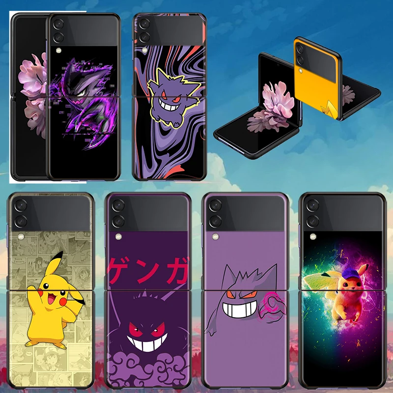 Shockproof Hard Cover Folding Mobile Shell Pikachu Pokemon Ghost Listening For Samsung Galaxy Z Flip 3 5G Black Funda Phone Case
Shockproof Hard Cover Folding Mobile Shell Pikachu Pokemon Ghost Listening For Samsung Galaxy Z Flip 3 5G Black Funda Phone Case