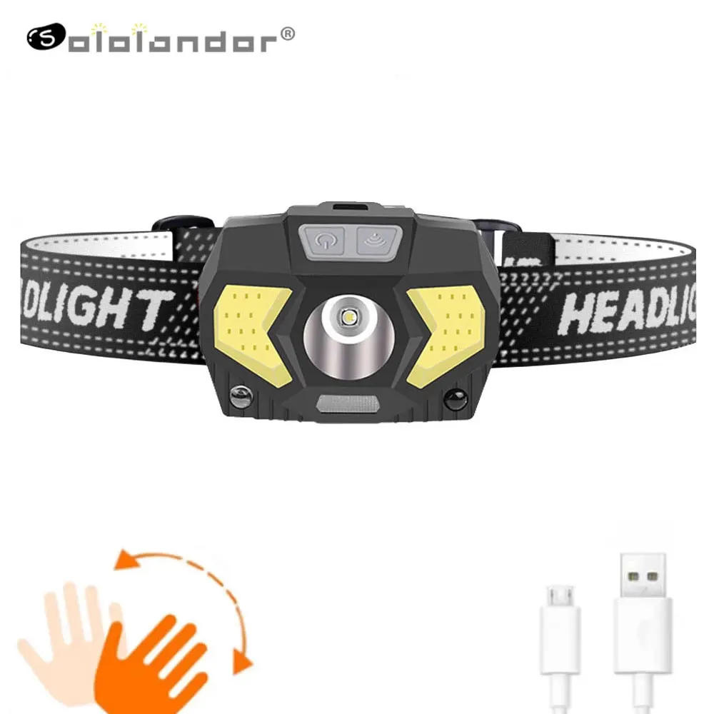 Светодиодный налобный фонарь XPE COB, индукционный Головной фонарь белого и красного цветов, 6 режимов, со встроенным аккумулятором
Светодиодный налобный фонарь XPE COB, индукционный Головной фонарь белого и красного цветов, 6 режимов, со встроенным аккумулятором