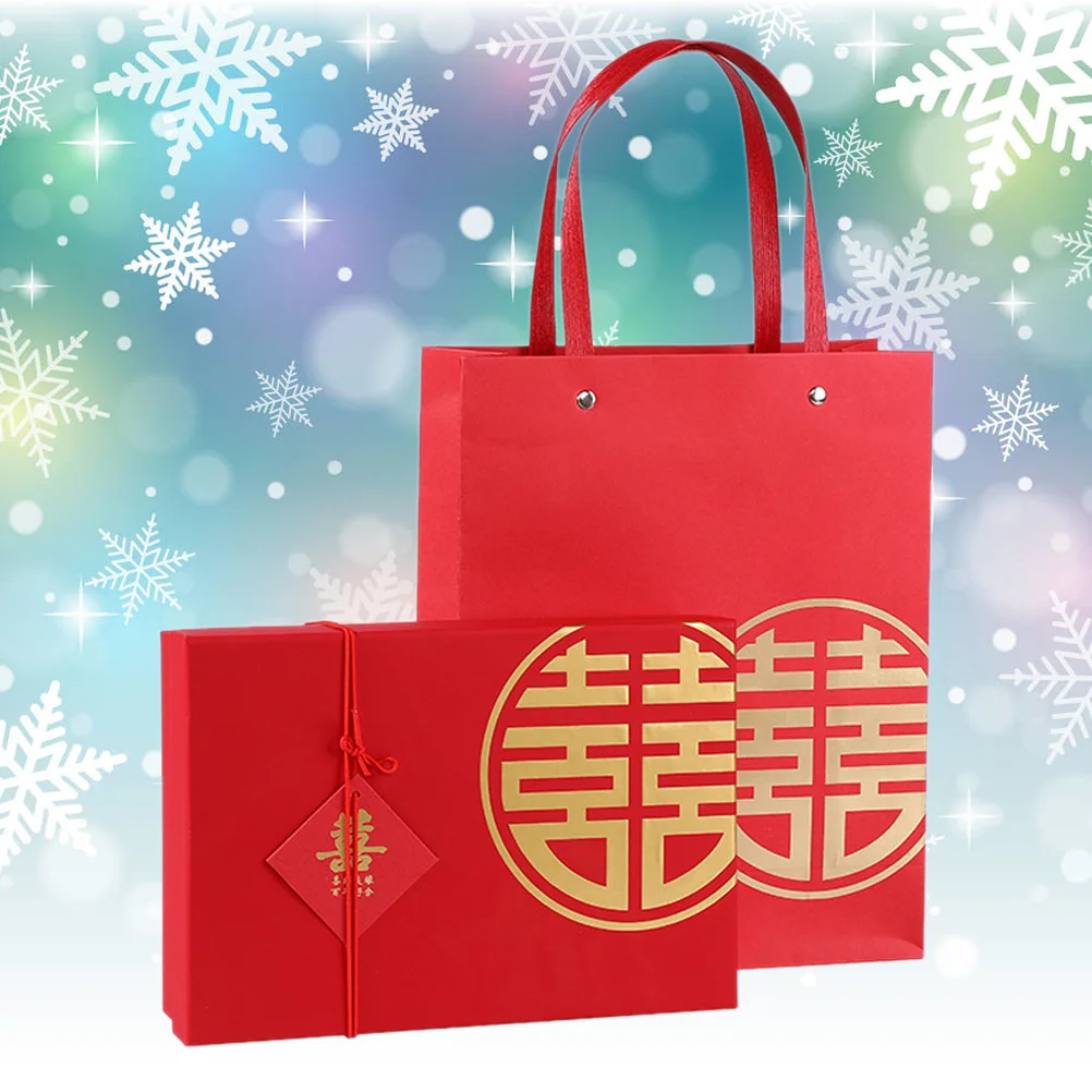 2 Pcs Chinese Red Gift Box Bride Gift Chinese New Year Gift Box Red Present Box Paper Wedding Present Red Gift Bags
2 Pcs Chinese Red Gift Box Bride Gift Chinese New Year Gift Box Red Present Box Paper Wedding Present Red Gift Bags