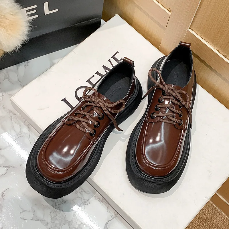 Leather Women Oxford Shoes 2022 Platform New Fashion Office Round Toe Lightweight Non Slip Female Shoes zapatos mujer Handmade
Leather Women Oxford Shoes 2022 Platform New Fashion Office Round Toe Lightweight Non Slip Female Shoes zapatos mujer Handmade