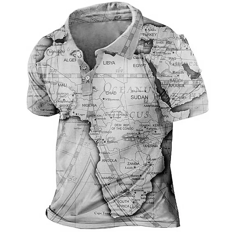 Men's Polo Shirt Golf Shirt Map Graphic Prints Vintage Turndown Outdoor Street Short Sleeves Apparel Designer Soft
Men's Polo Shirt Golf Shirt Map Graphic Prints Vintage Turndown Outdoor Street Short Sleeves Apparel Designer Soft