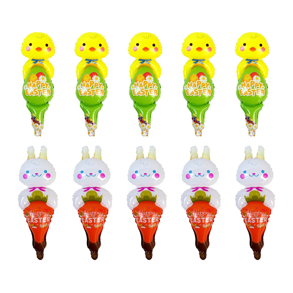 10 Pcs Sticks Balloons Ornament Rabbit Balloon Party Balloons Children Birthday Balloons Inflatable Balloons
10 Pcs Sticks Balloons Ornament Rabbit Balloon Party Balloons Children Birthday Balloons Inflatable Balloons