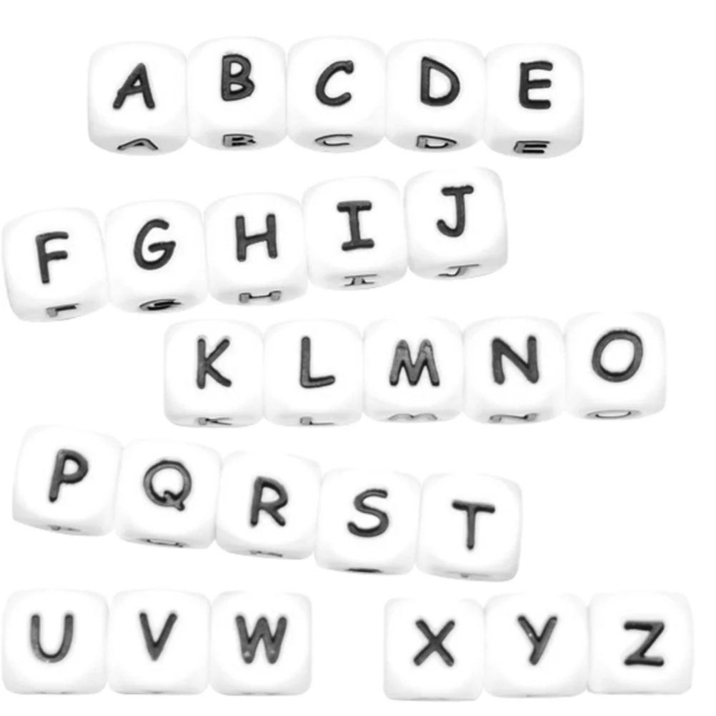 Silicone Alphabet Beads Household Bracelet Accessory Handcrafted Letter Necklace Multi-function Number
Silicone Alphabet Beads Household Bracelet Accessory Handcrafted Letter Necklace Multi-function Number