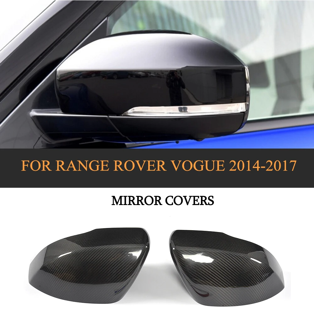 DRY Carbon Fiber Rear View Mirror Covers Add On For Range Rover Vouge SUV 4 Door SE 2014-2017 Car Styling 
DRY Carbon Fiber Rear View Mirror Covers Add On For Range Rover Vouge SUV 4 Door SE 2014-2017 Car Styling