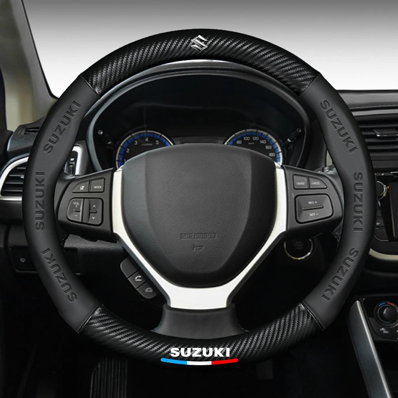 For Suzuki Alivio Ciaz Baleno Celerio Jimny SX4 S-Cross Grand Vitara Aerio Kizashi Liana 38cm 15" Car Steering Wheel Cover
For Suzuki Alivio Ciaz Baleno Celerio Jimny SX4 S-Cross Grand Vitara Aerio Kizashi Liana 38cm 15" Car Steering Wheel Cover