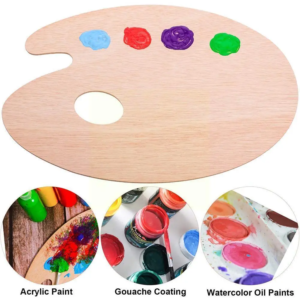 1pc Art Painting Color Mixer Oval Color Mixing Board Tray Paint Oil Color Color Board Painting Plate Mixing Mixing Wooden I4r8
1pc Art Painting Color Mixer Oval Color Mixing Board Tray Paint Oil Color Color Board Painting Plate Mixing Mixing Wooden I4r8