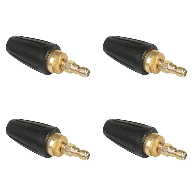 4X Universal Pressure Washer Turbo Nozzle For High Pressure Outlet Fitting Rotary 3.0 Orifice 1/4 Inch Quick-Connect
4X Universal Pressure Washer Turbo Nozzle For High Pressure Outlet Fitting Rotary 3.0 Orifice 1/4 Inch Quick-Connect