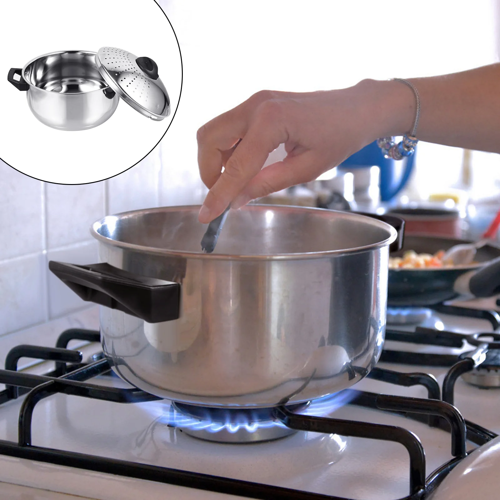 Pot Pasta Steel Stainless Cookingstrainer Lid Soup Cooker Saucepan Noodles Steamer Pan Kitchen Boiling Stock Spaghetti Noodle
Pot Pasta Steel Stainless Cookingstrainer Lid Soup Cooker Saucepan Noodles Steamer Pan Kitchen Boiling Stock Spaghetti Noodle
