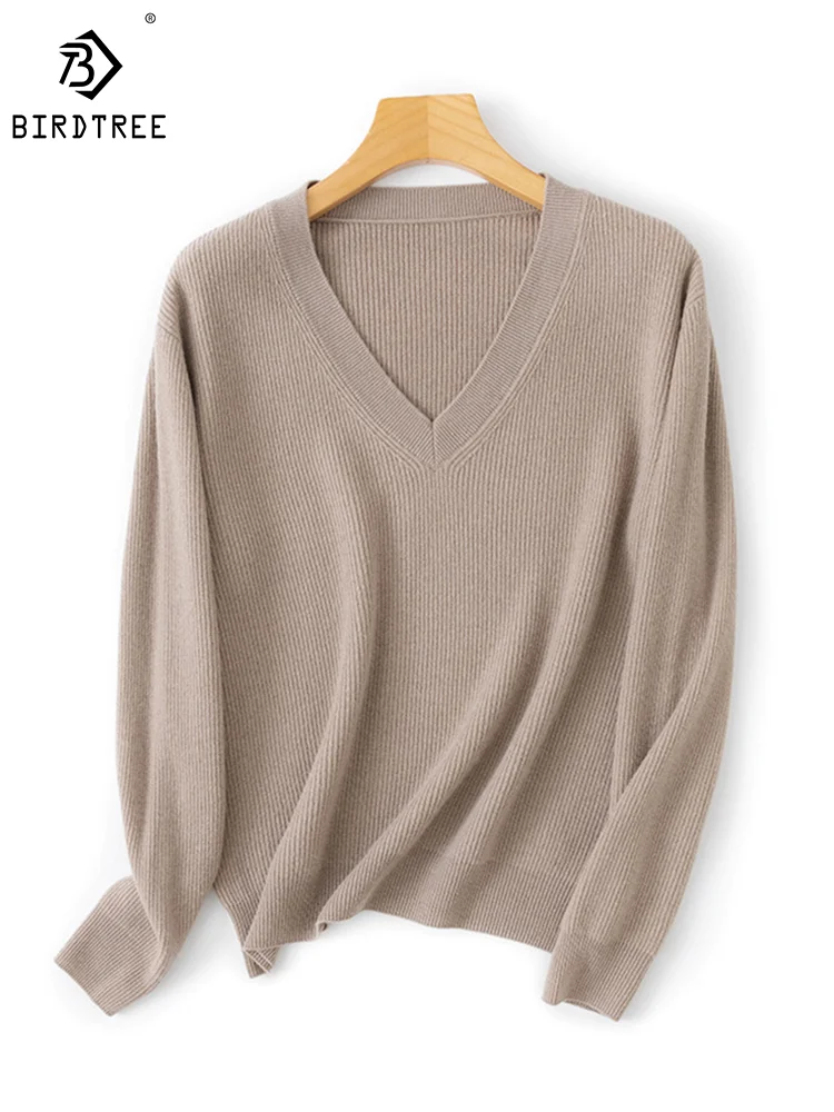 Birdtree 16 игл 100% шерсть басан женские свитера с v-образным вырезом Элегантный мягкий вязаный свитер осень зима теплые пуловеры T38038QM
Birdtree 16 игл 100% шерсть басан женские свитера с v-образным вырезом Элегантный мягкий вязаный свитер осень зима теплые пуловеры T38038QM