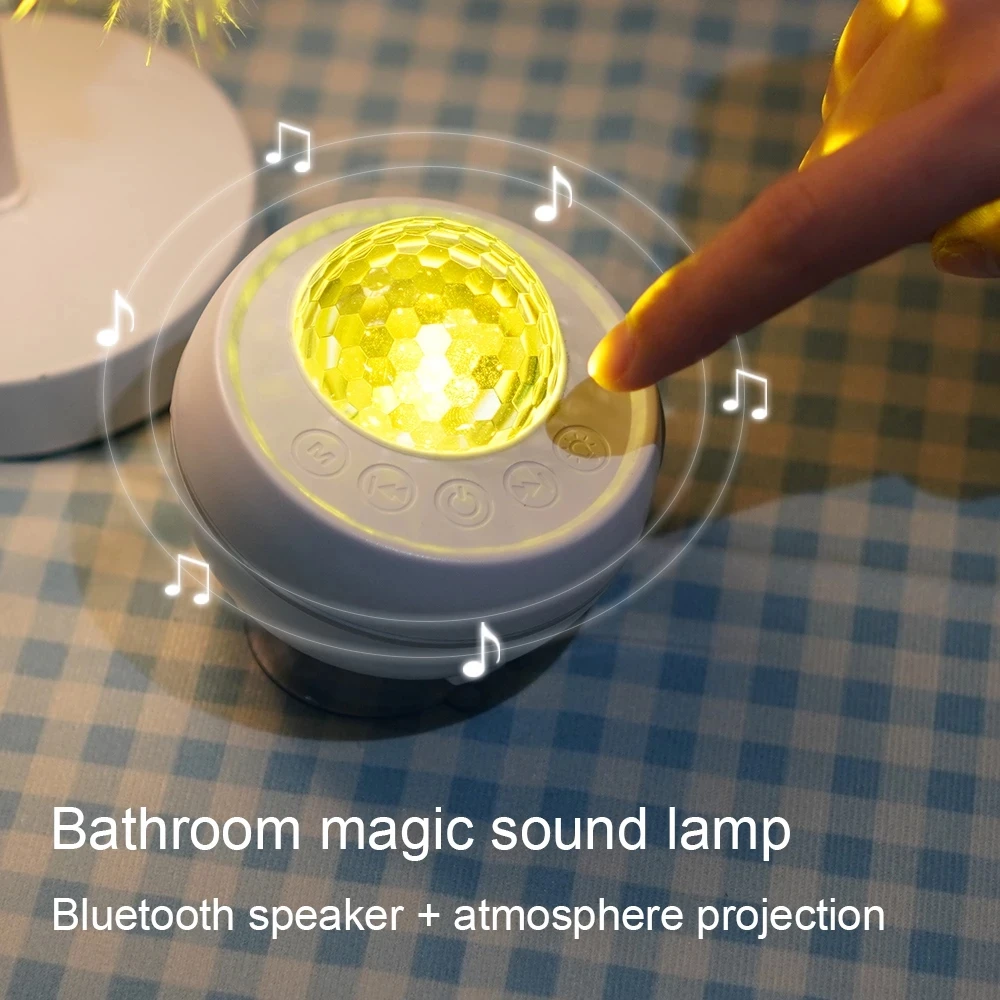 Bathroom Swimming Pool Night Light Sound Outdoor Ambient Light Bluetooth Waterproof Speaker Music Voice Control Stage Ball Lamp
Bathroom Swimming Pool Night Light Sound Outdoor Ambient Light Bluetooth Waterproof Speaker Music Voice Control Stage Ball Lamp