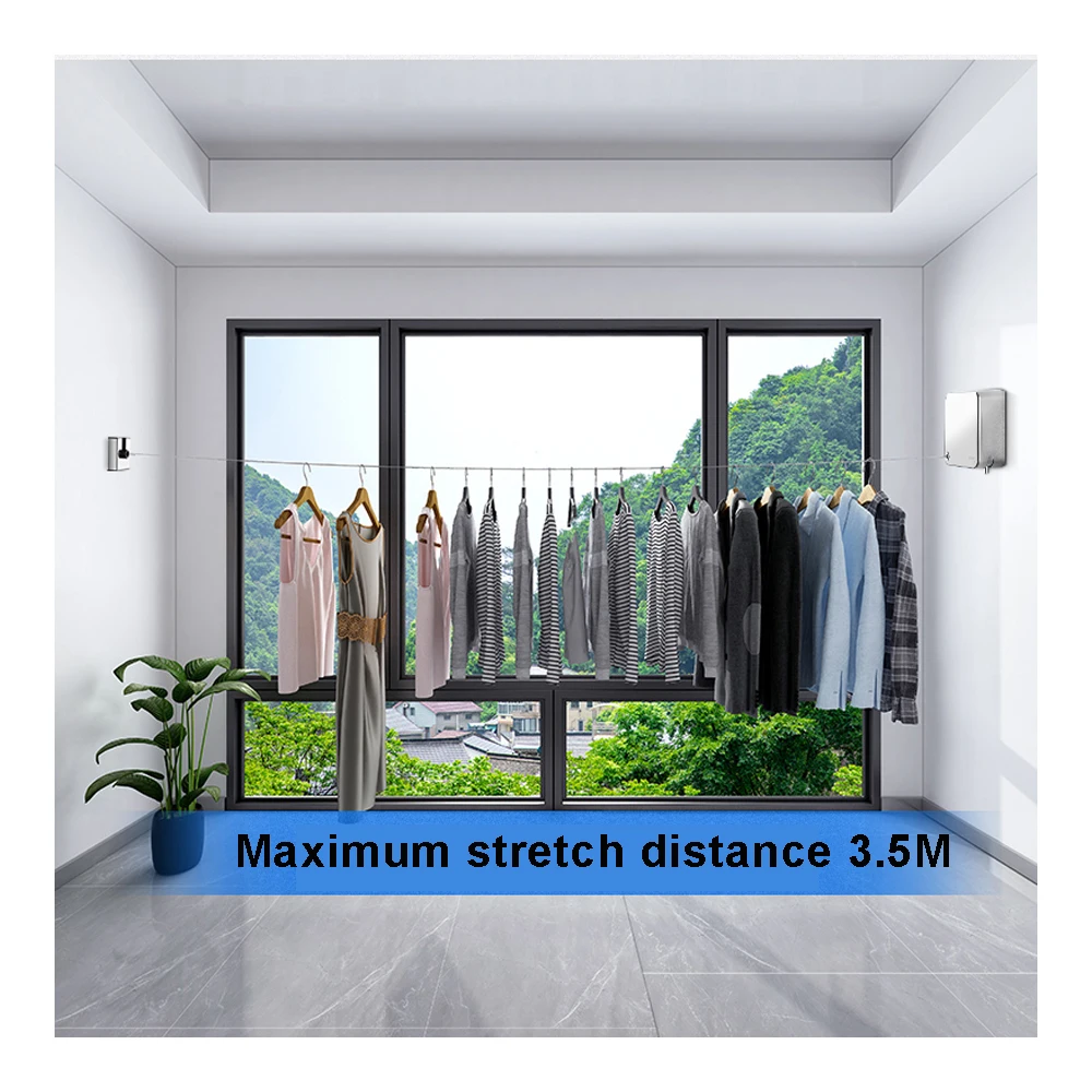 Wall Clothesline Balcony Accessories Retractable Folding Apartment Laundry Rack Roof Sheets Drying Underwear Home and Outdoor
Wall Clothesline Balcony Accessories Retractable Folding Apartment Laundry Rack Roof Sheets Drying Underwear Home and Outdoor