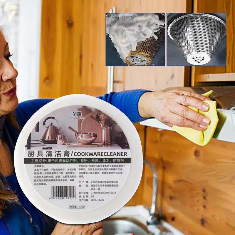 High Quality Stainless Steel Cleaner Universal Cookware Kitchen Cleaner Multifunctional Cleaner For Glass Pots Bowls Or Ceramics
High Quality Stainless Steel Cleaner Universal Cookware Kitchen Cleaner Multifunctional Cleaner For Glass Pots Bowls Or Ceramics