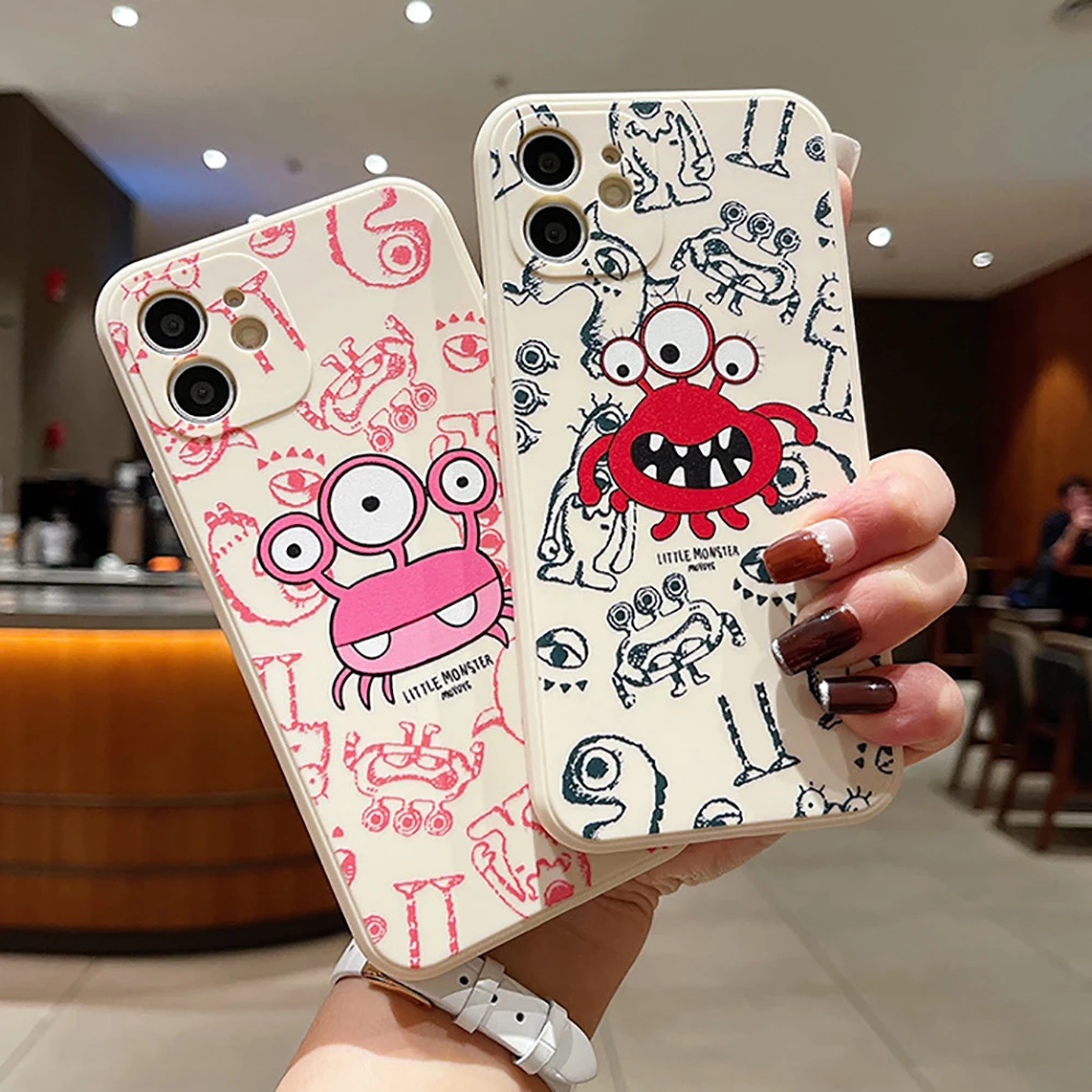 Cute Cartoon Funny Crab Phone Cases For Apple iPhone 13 12 11 Pro 12 13 Mini X XR XS Max 6 6S 7 8 Plus Silicon Cover Smartphon
Cute Cartoon Funny Crab Phone Cases For Apple iPhone 13 12 11 Pro 12 13 Mini X XR XS Max 6 6S 7 8 Plus Silicon Cover Smartphon