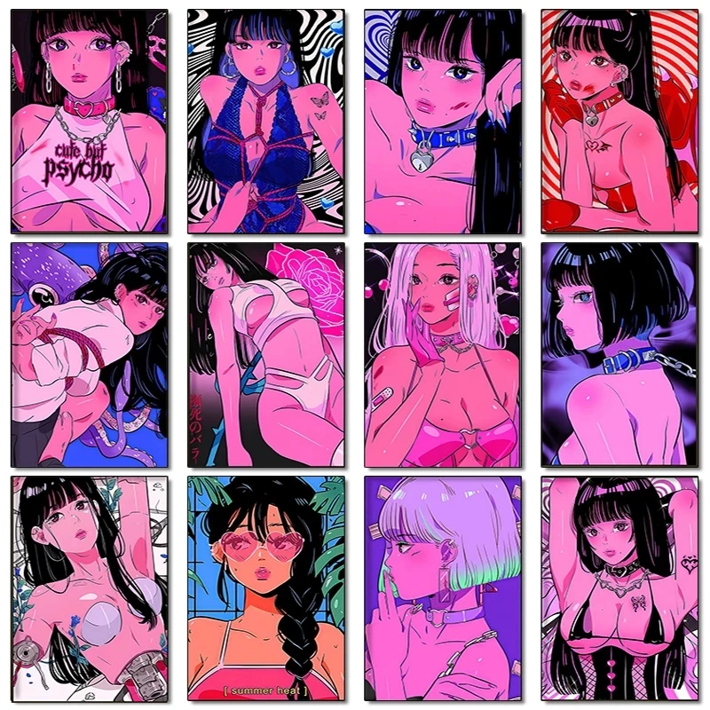 Japanese Anime Decorative Picture Cartoon Sweet Sexy Girl Wall Art Poster Kawaii Canvas Painting Print for Living Room Decor
Japanese Anime Decorative Picture Cartoon Sweet Sexy Girl Wall Art Poster Kawaii Canvas Painting Print for Living Room Decor