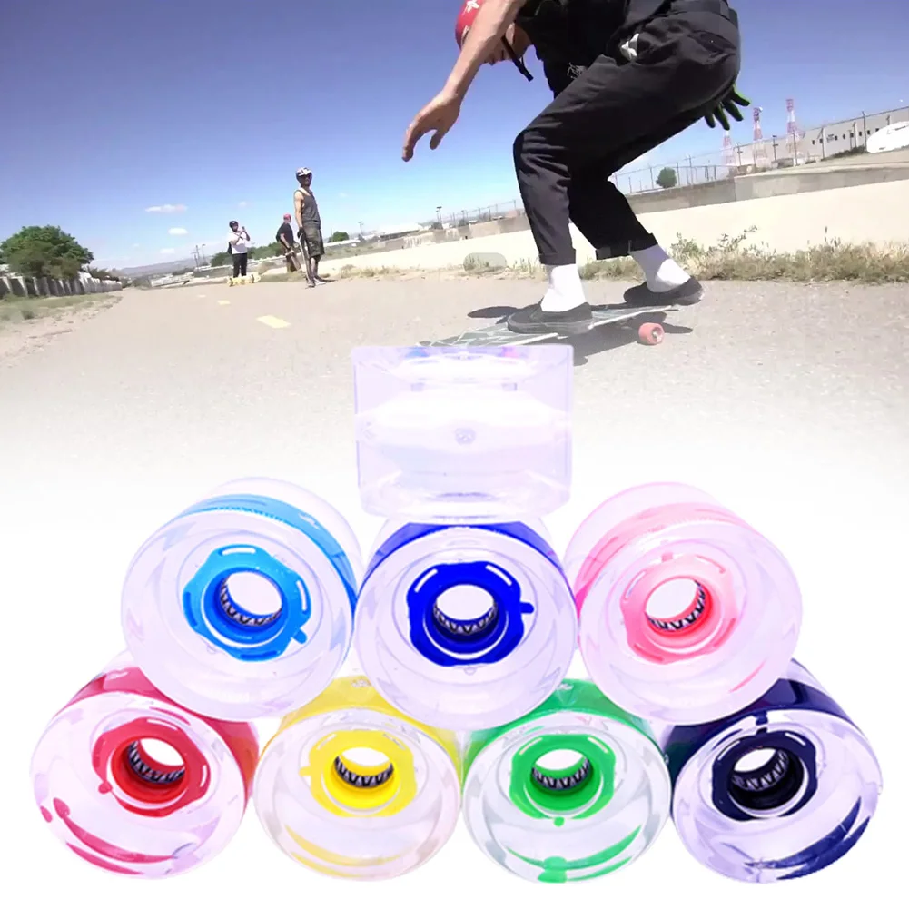 4Pcs Sports PU Skateboard Longboard Street Skate Flash Wheels 70x51mm 80A LED Flash Roller Skating Skateboards Accessories
4Pcs Sports PU Skateboard Longboard Street Skate Flash Wheels 70x51mm 80A LED Flash Roller Skating Skateboards Accessories