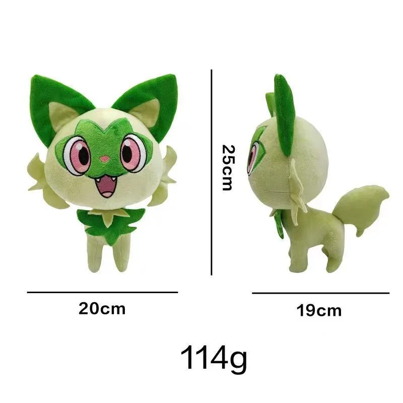Sprigatito Plush 25cm Fox Cute Animals Stuffed Dolls Anime Plushie Stuffed Doll for Children
Sprigatito Plush 25cm Fox Cute Animals Stuffed Dolls Anime Plushie Stuffed Doll for Children