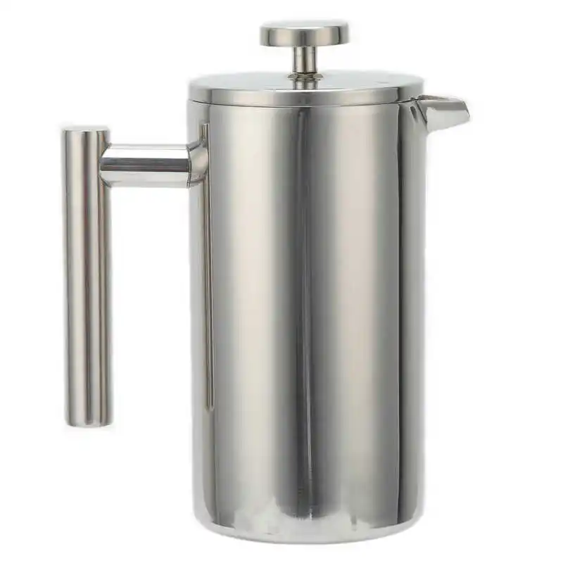 Coffee Makers Stainless Steel Heat Resistant 1000ML Durable French Press Pot for Home Office for Coffee Lovers
Coffee Makers Stainless Steel Heat Resistant 1000ML Durable French Press Pot for Home Office for Coffee Lovers