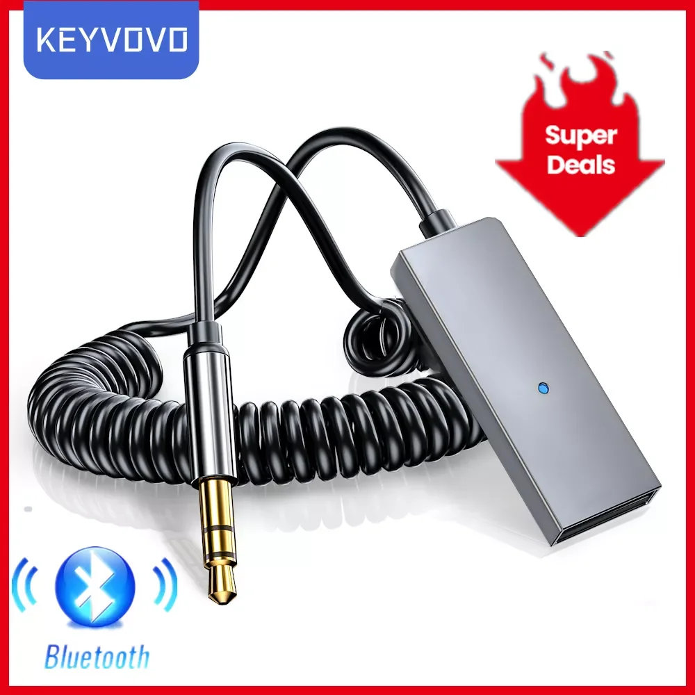 Bluetooth Aux Adapter Wireless Car Receiver Dongle USB to 3.5mm Jack Audio Music Mic Handsfree Auto Speaker Transmitter Cable
Bluetooth Aux Adapter Wireless Car Receiver Dongle USB to 3.5mm Jack Audio Music Mic Handsfree Auto Speaker Transmitter Cable