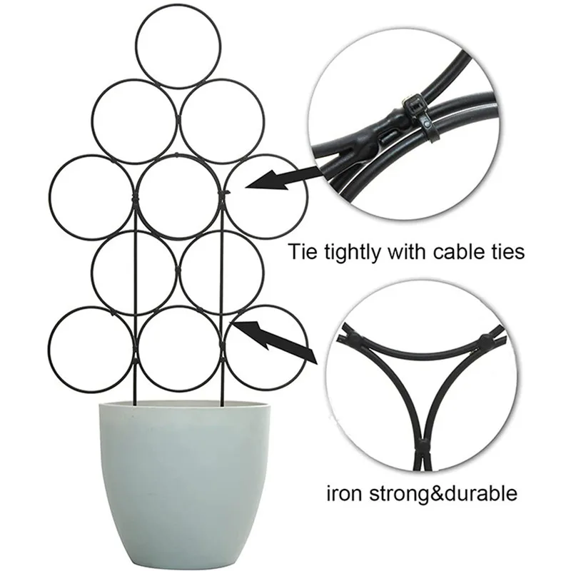 DIY Plant Round Shaped Support Frame Metal Garden Climbing Trellis Flower Vegetables Rattan Stand Plant Holder Garden Tool 2022
DIY Plant Round Shaped Support Frame Metal Garden Climbing Trellis Flower Vegetables Rattan Stand Plant Holder Garden Tool 2022