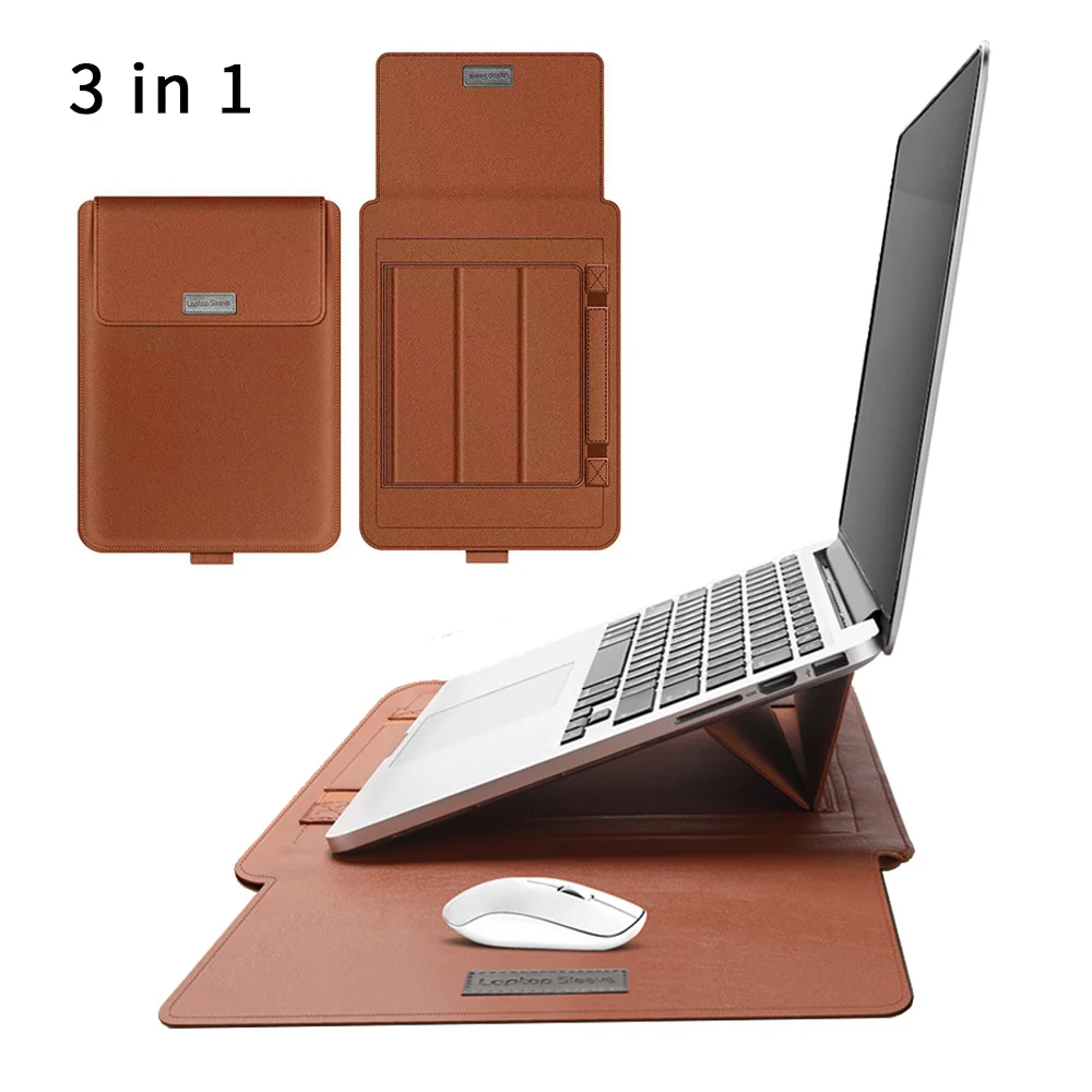 Сумка для ноутбука 3 в 1, чехол для Macbook Air Pro из искусственной кожи 13/14/15/15, 6 дюймов, чехол для ноутбука с подставкой и ковриком для мыши
Сумка для ноутбука 3 в 1, чехол для Macbook Air Pro из искусственной кожи 13/14/15/15, 6 дюймов, чехол для ноутбука с подставкой и ковриком для мыши