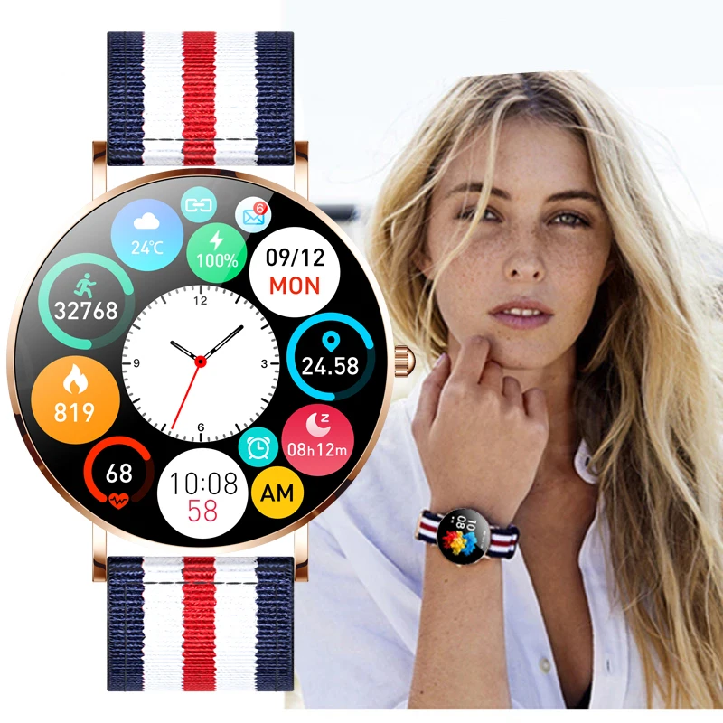 Amoled Women Smart Watch Ultra thin 2022 Wireless Charging Smartwatch Bluetooth Calls Watches Men Women Fitness Bracelet Nylon
Amoled Women Smart Watch Ultra thin 2022 Wireless Charging Smartwatch Bluetooth Calls Watches Men Women Fitness Bracelet Nylon