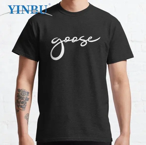

Goose American band goosetheband merch tour Unisex YINBU brand 2023 new in t-shirt Top quality cotton Graphic Tee