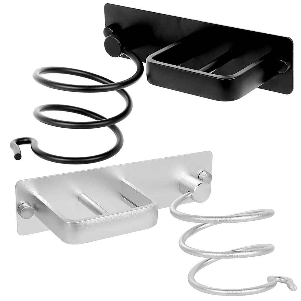 Wall Mounted Hair Dryer Storage Rack Holder Aluminum Spiral Rack Organizer Bathroom Shelf Organizer for Washroom Supplies
Wall Mounted Hair Dryer Storage Rack Holder Aluminum Spiral Rack Organizer Bathroom Shelf Organizer for Washroom Supplies