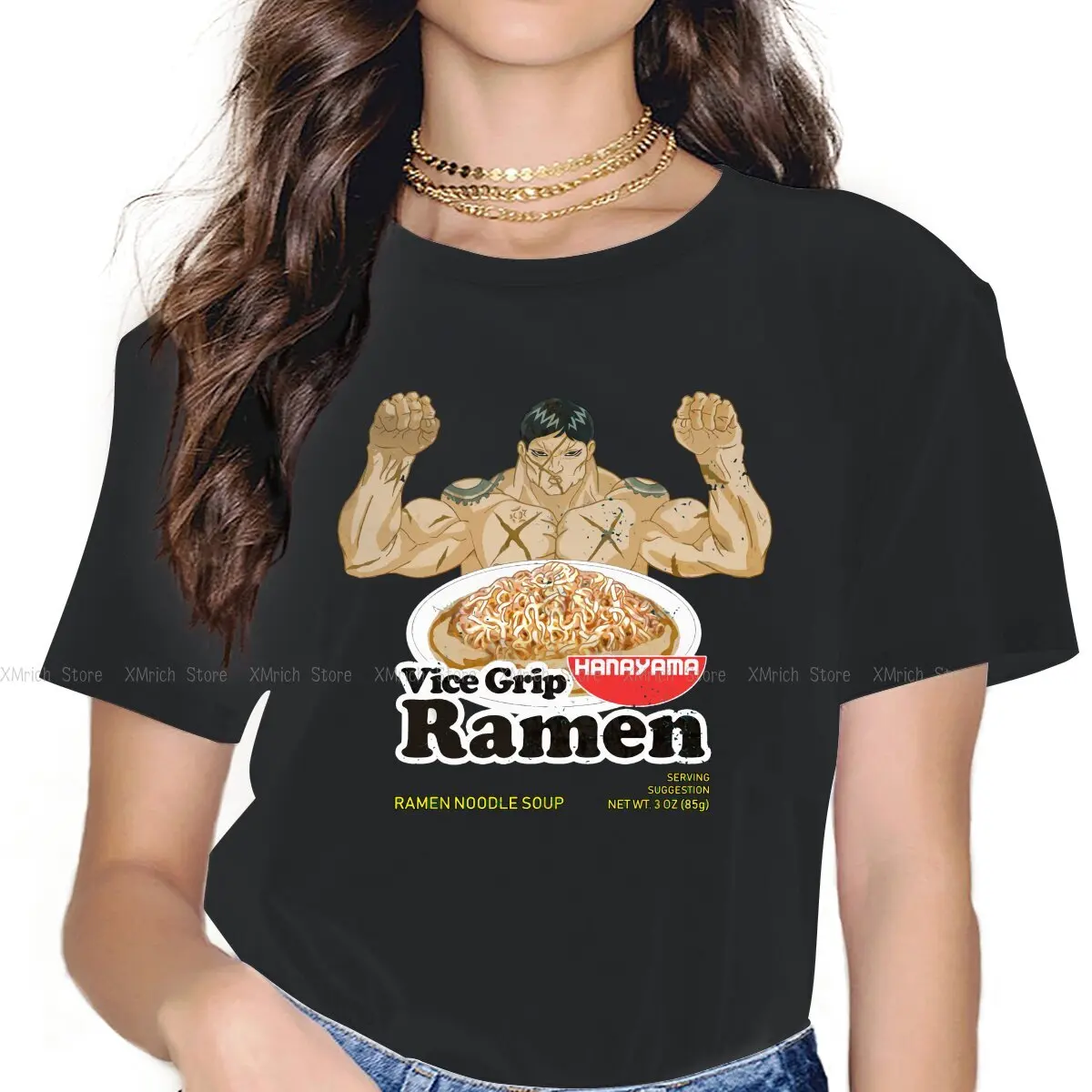 Vice Grip Ramen Women Shirts Baki The Grappler Manga Oversized T-shirt Harajuku Vintage Female Top
Vice Grip Ramen Women Shirts Baki The Grappler Manga Oversized T-shirt Harajuku Vintage Female Top