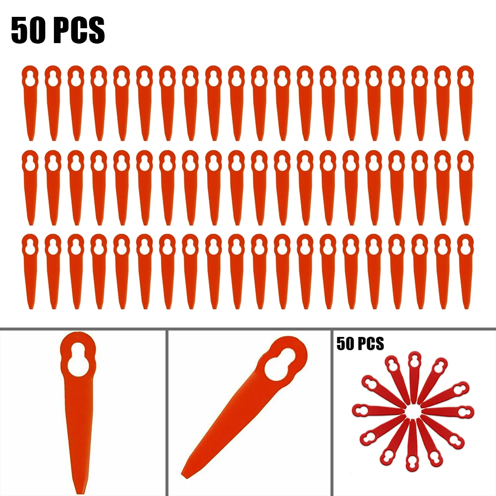 50PCS Plastic Blades For STIHL Polycut 2-2 Polycut 3-2 Grass Trimmer FSA 45, FSA 57, FSE 52 83mm Lawn Mower Grass Cutter Blade
50PCS Plastic Blades For STIHL Polycut 2-2 Polycut 3-2 Grass Trimmer FSA 45, FSA 57, FSE 52 83mm Lawn Mower Grass Cutter Blade