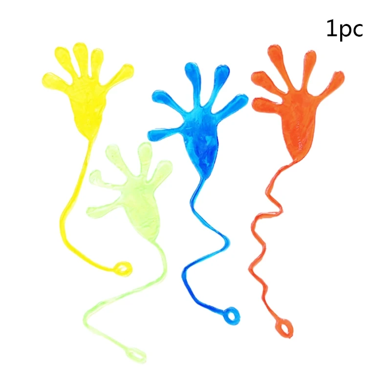 

11cm/4.5’’ Anti-anxiety Sticky Toy Squishy Fidget Palm Random Color Long Rope Elastic Toy for Kids Toddler Stress Reduce
